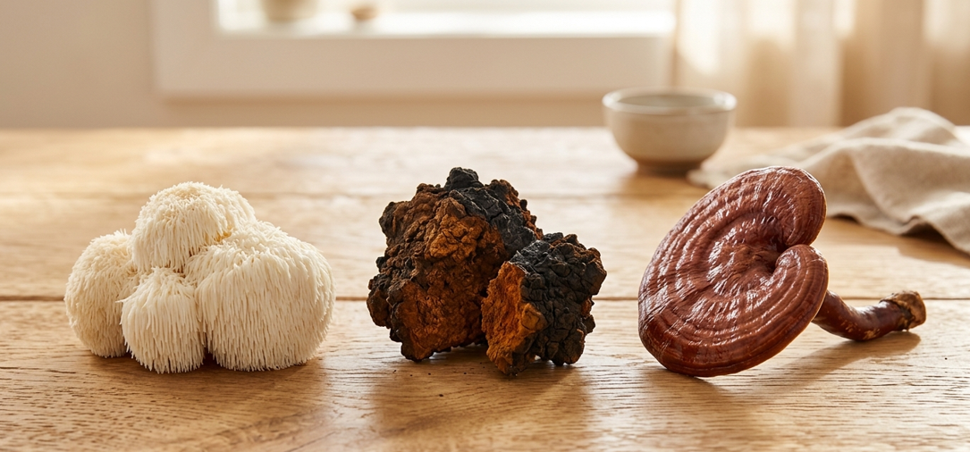 Lví hříva, chaga, reishi: co věda skutečně prokázala?
