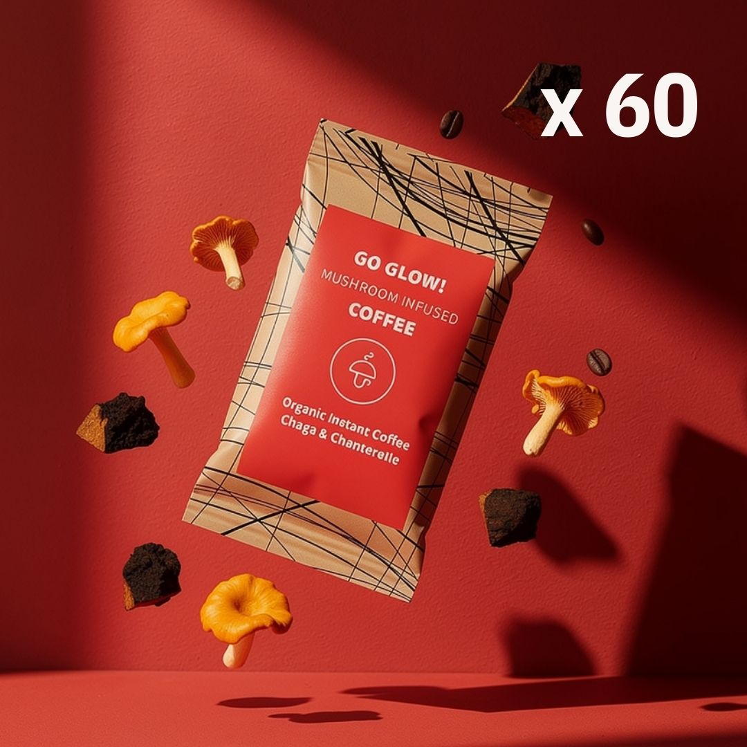 30/60 Go Glow – organická instantní káva s chagou a liškami -30%