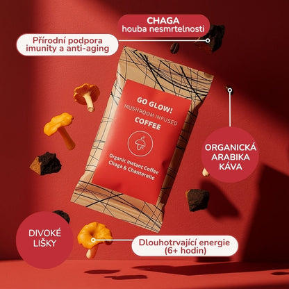 30/60 Go Glow – organická instantní káva s chagou a liškami -30%