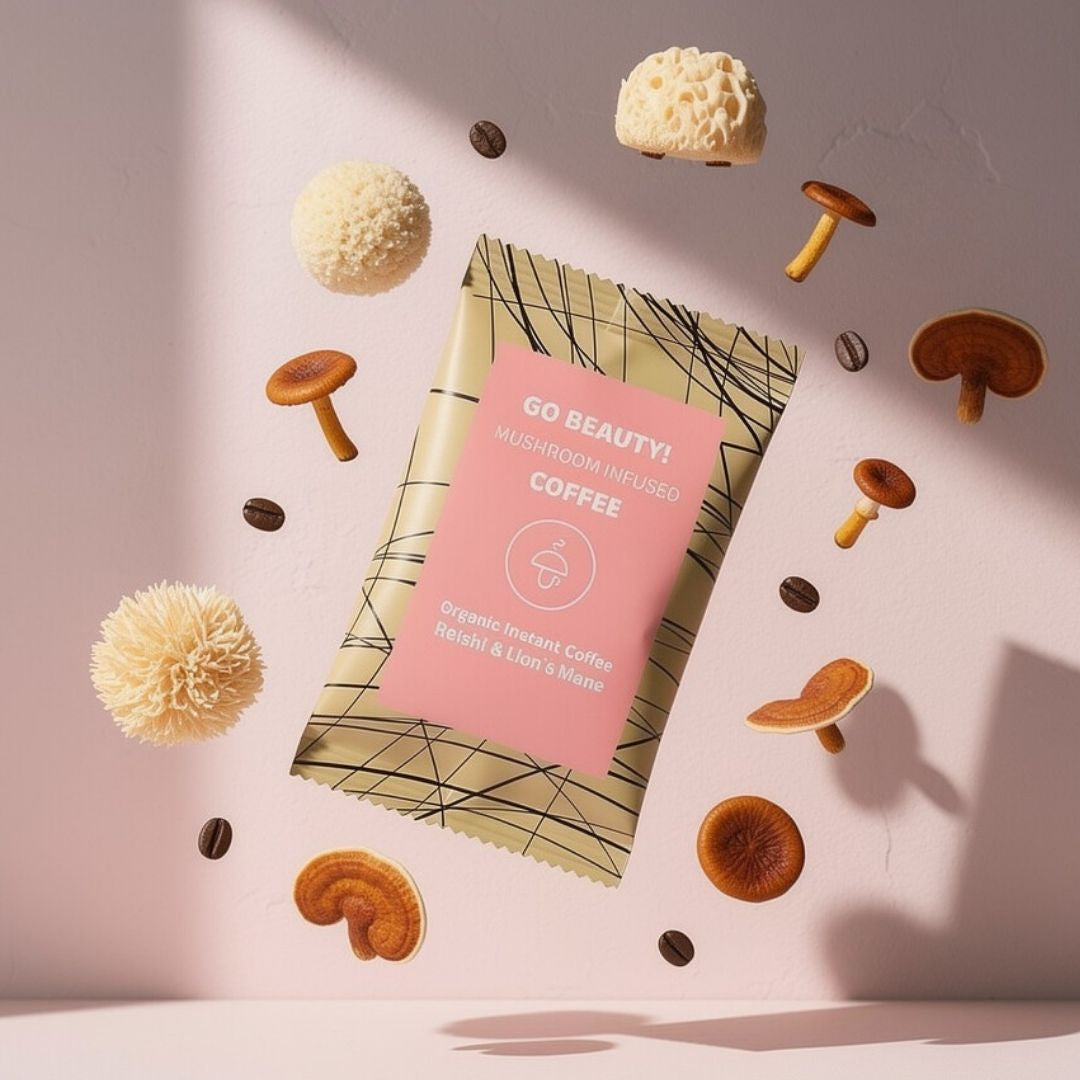 30/60 Go Beauty – organická instantní káva s lví hřívou a reishi -30%