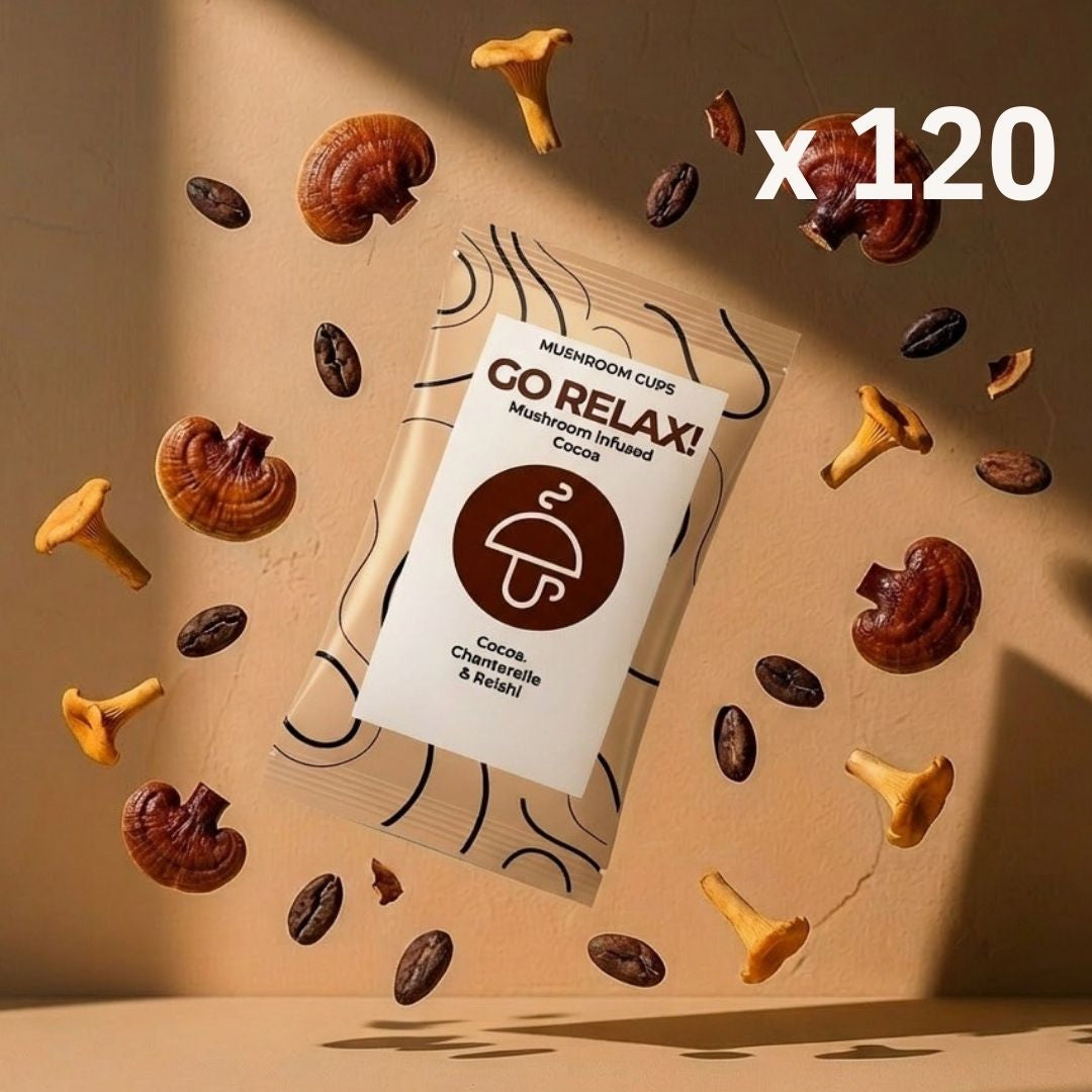 30/60 Go Relax – organické instantní kakao s liškami a reishi -30%