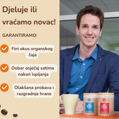 Go Recharge - čaj s houbami pro zdraví střev a trávení